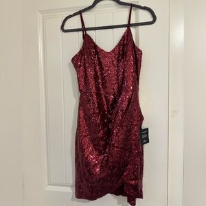 Lulu’s burgundy dress size medium